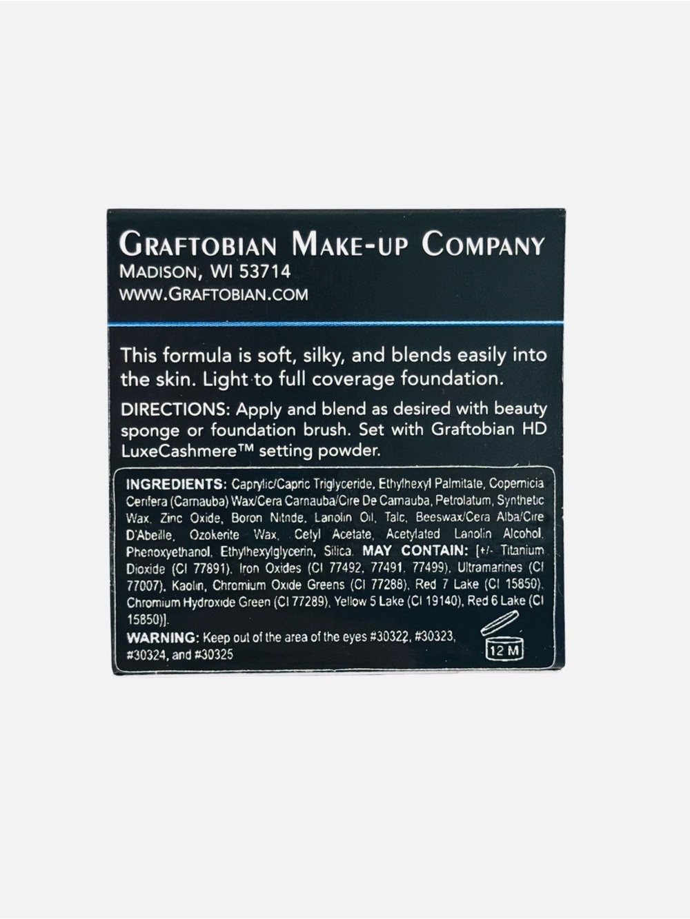 Graftobian HD Glamour Crème Foundation 1/2oz, Vixen Makeup Full Coverage - Picture 4 of 11